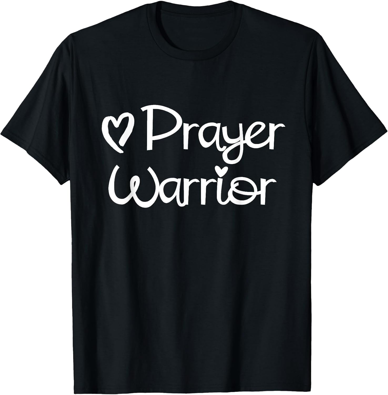 Inspirational, Prayer Warrior T-Shirt. Faith Sayings Tee T-Shirt