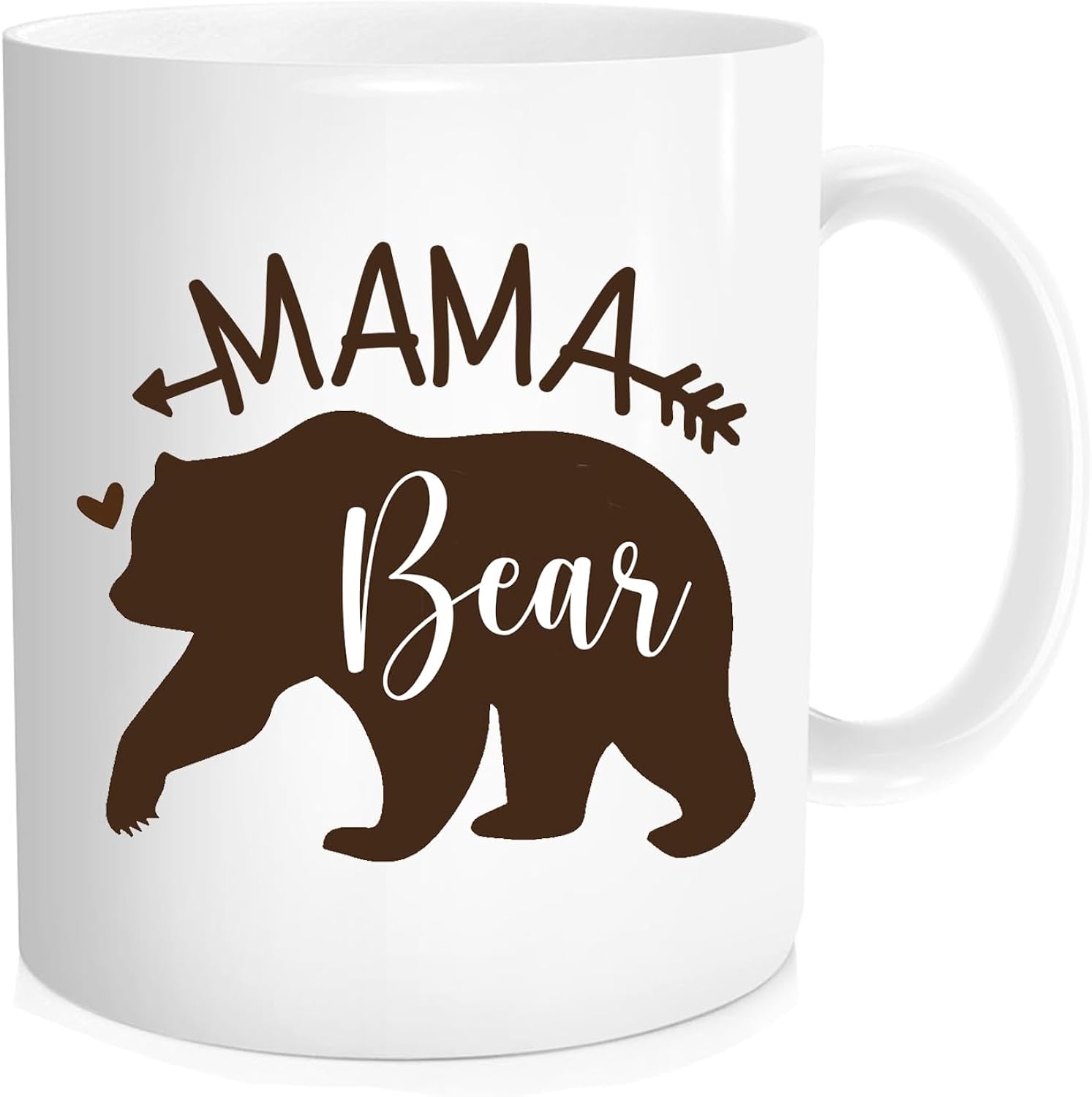 Waldeal Mama Bear Mug, Funny Mom Coffee Mug for New Moms Wife Women, Birthday Gift from Daughter Son Husband, 11oz