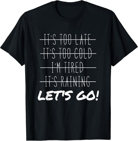 Funny Motivational Disciplines Workout No Excuses Men Women T-Shirt