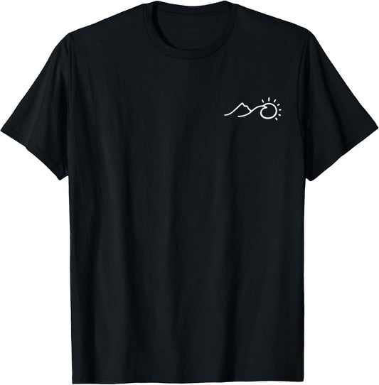 Unisex Minimalist Outdoor Explorers Hiking Adventure Tshirt T-Shirt
