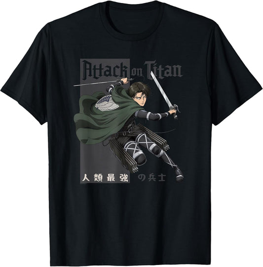 Season 4 Humanity's Strongest Soldier Anime T-Shirt