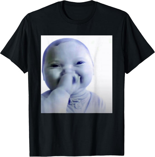 Ai Baby Meme Funny Laughing Baby Baby Meme Brainrot T-Shirt