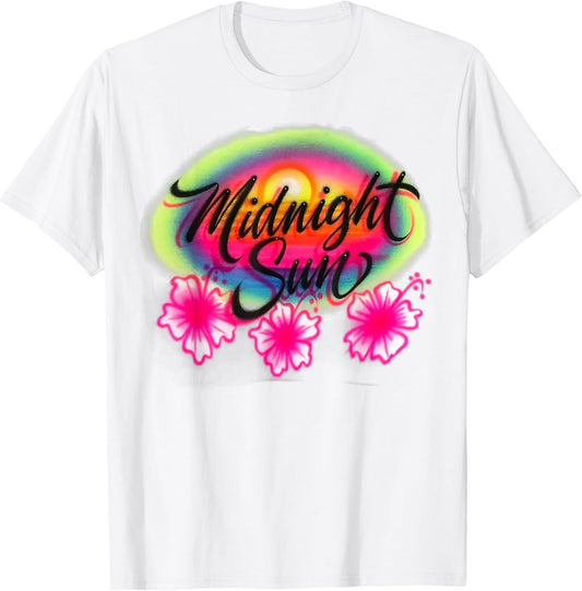 Vintage Retro Larsson Midnight Sun Graphic T-Shirt