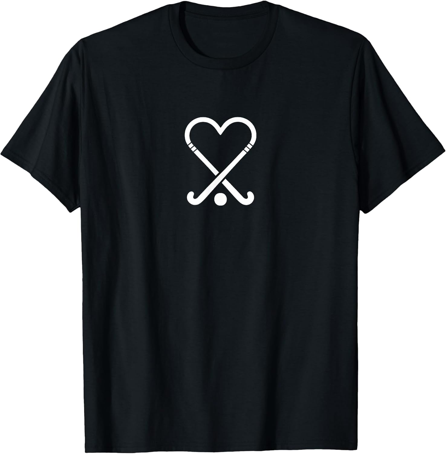 Cute Field Hockey Players Love Symbol T-Shirt