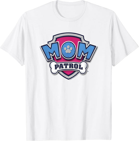 Mother's Day Mom Patrol Badge T-Shirt