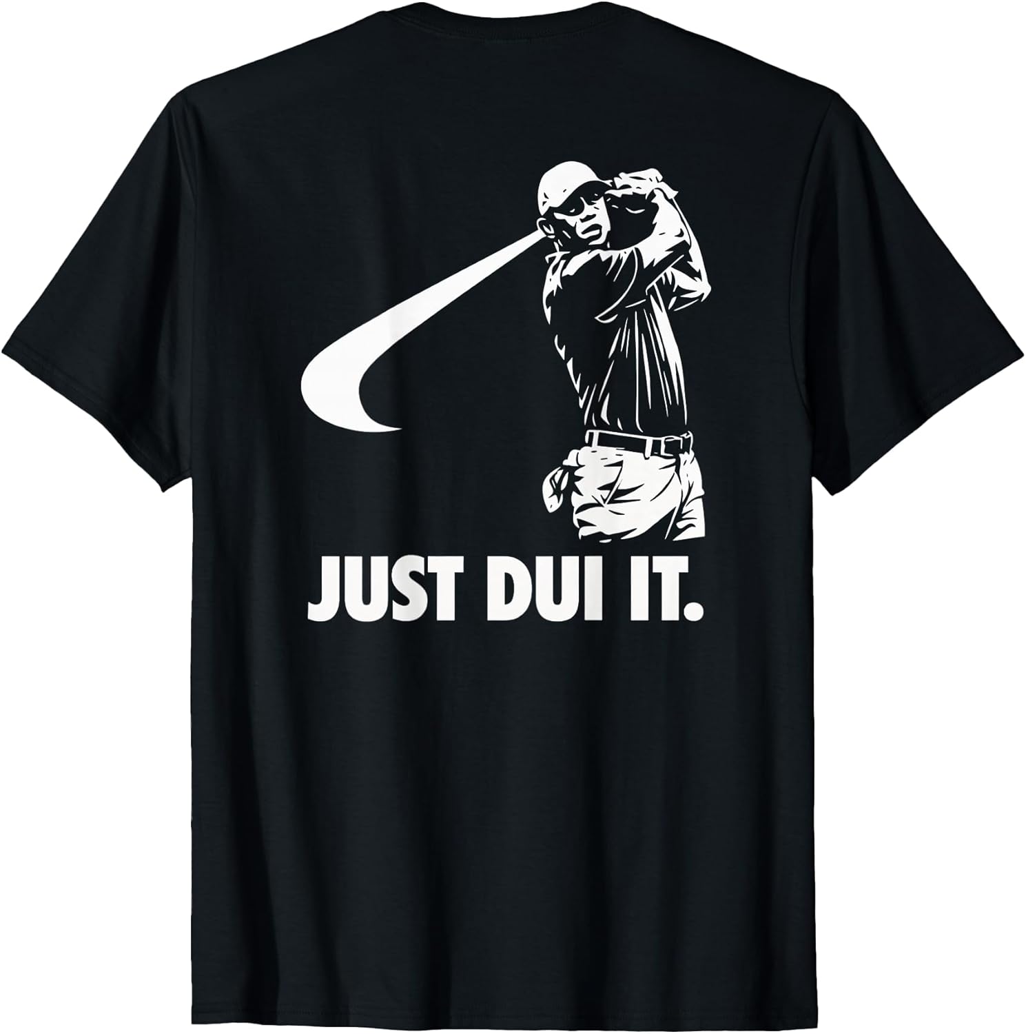 Just DUI It Funny Golf Swing Athletic T-Shirt