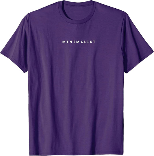 Minimalist Aesthetic Design Simple Apparel T-Shirt