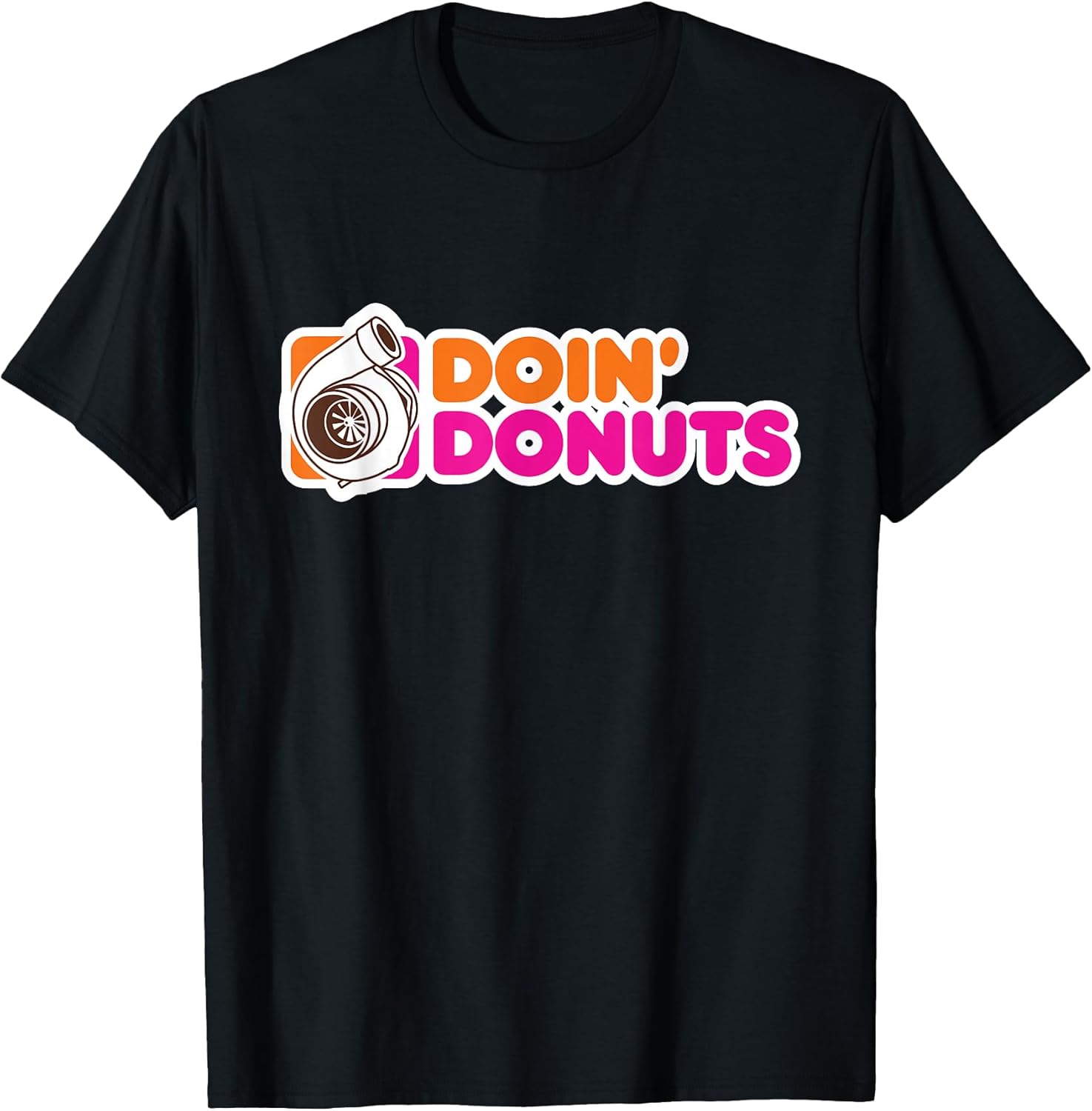 Doin' Donuts - Funny Racing & Drift Car Enthusiast T-Shirt Small