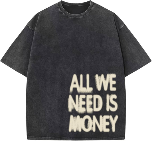 Mens Oversized Graphic Tees Streetwear Baggy Shirts Y2k Vintage Acid Wash Cotton Tshirt Harajuku Grunge Shirt Men