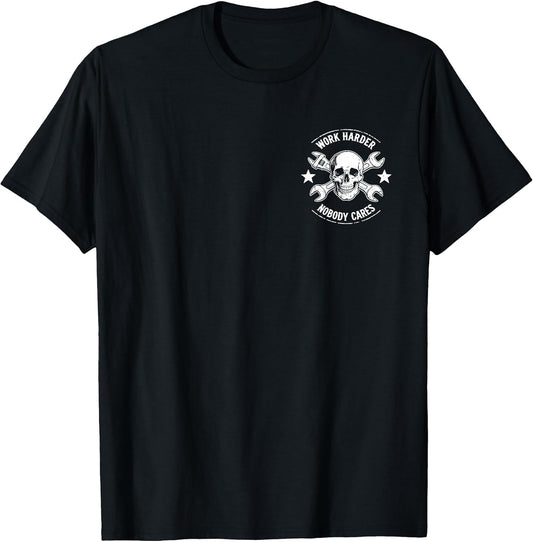 (2 Sides) Funny No One Owes You Sht Work Harder Men Jokes T-Shirt