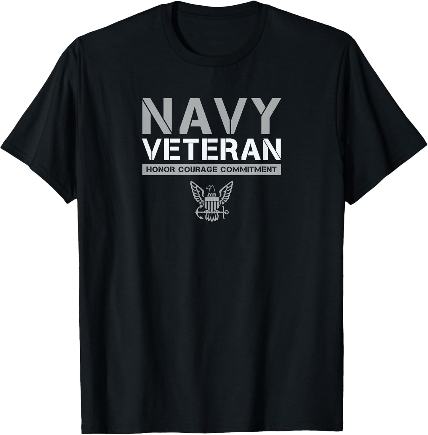 US Navy - Veteran Honor Courage Commitment T-Shirt