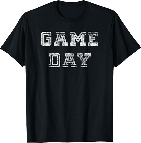 Game Day Football T Shirt Men Women Kids Retro Graphic Tee T-Shirt