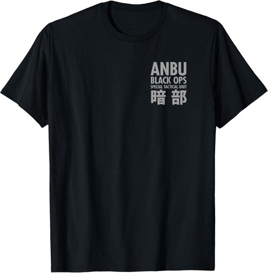 Shippuden Front and Back Anbu Tactical Squad Anime T-Shirt