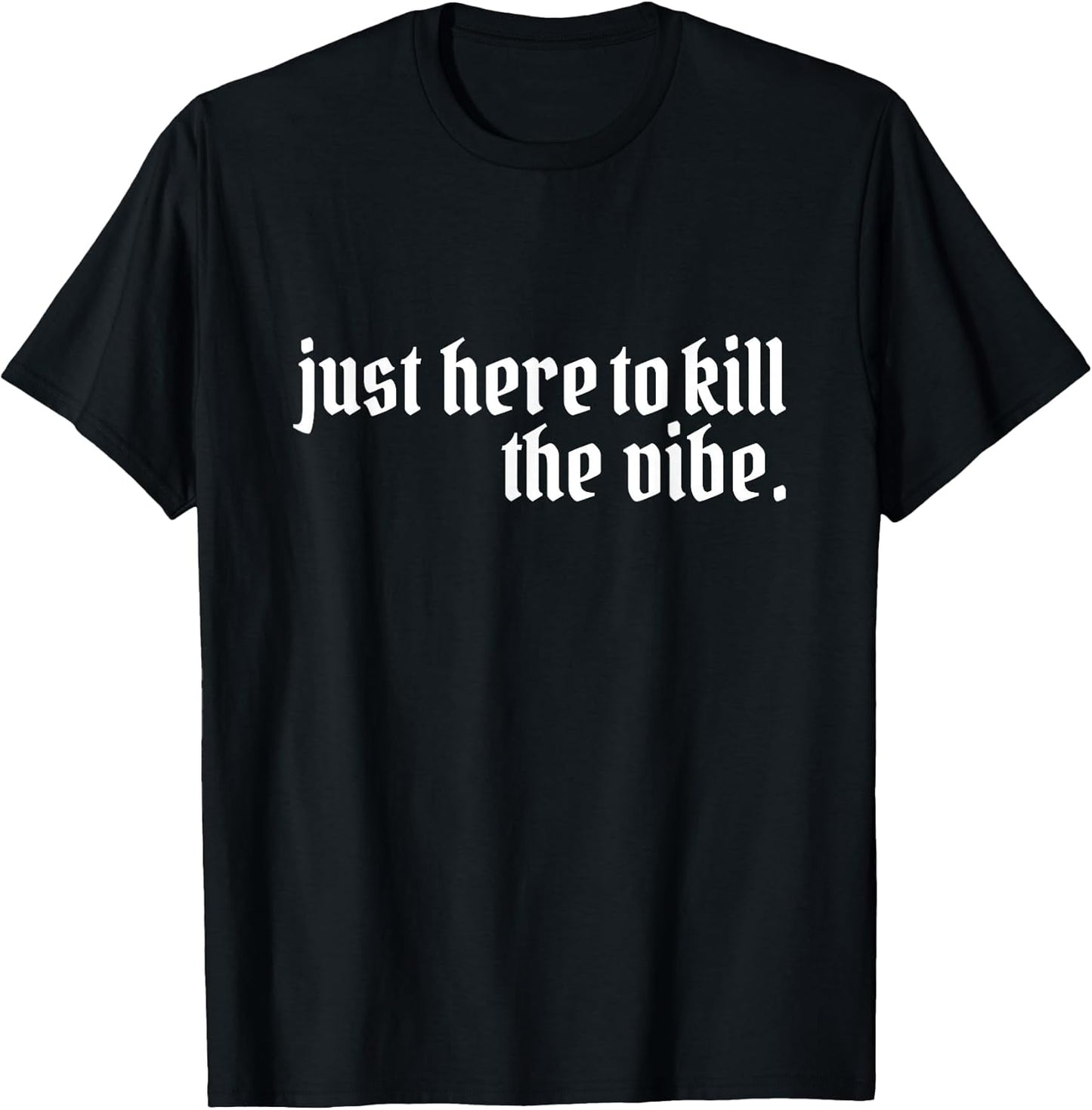 Emo Rock Here to Kill The Vibe Emo Ska Pop Punk Band Music T-Shirt