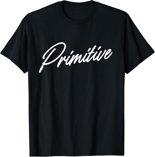 Primitive Handwritten Urban Design - Bold Aesthetic Wear T-Shirt