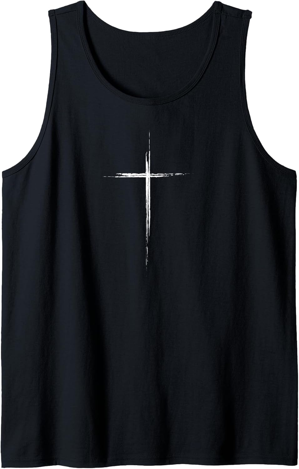 Simple Modern Minimal Vintage Christian Cross Tank Top