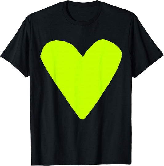 Pop Art Big Heart Graphic Tees