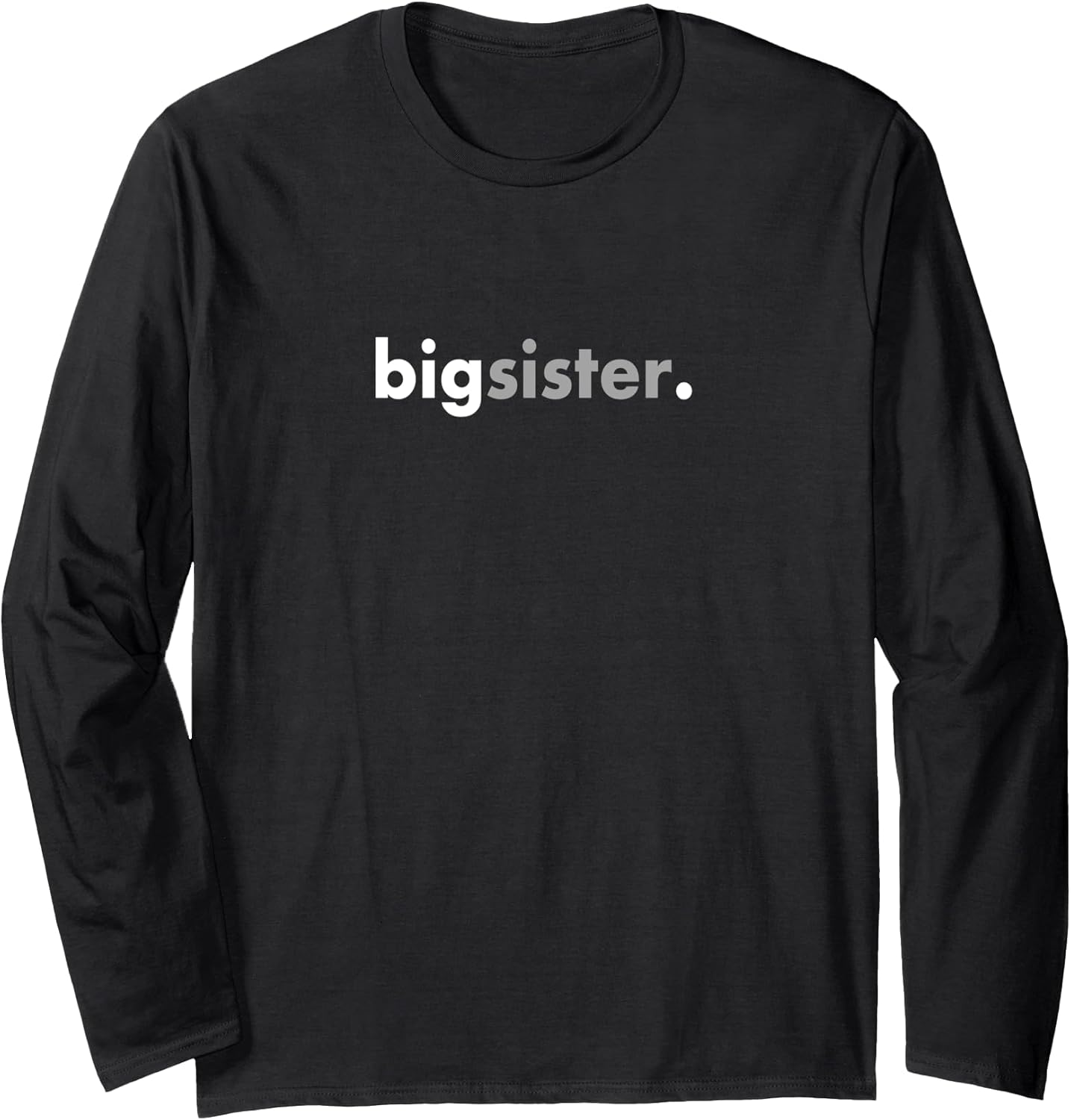 Love Simple Minimalist Big Sister Gift Apparel