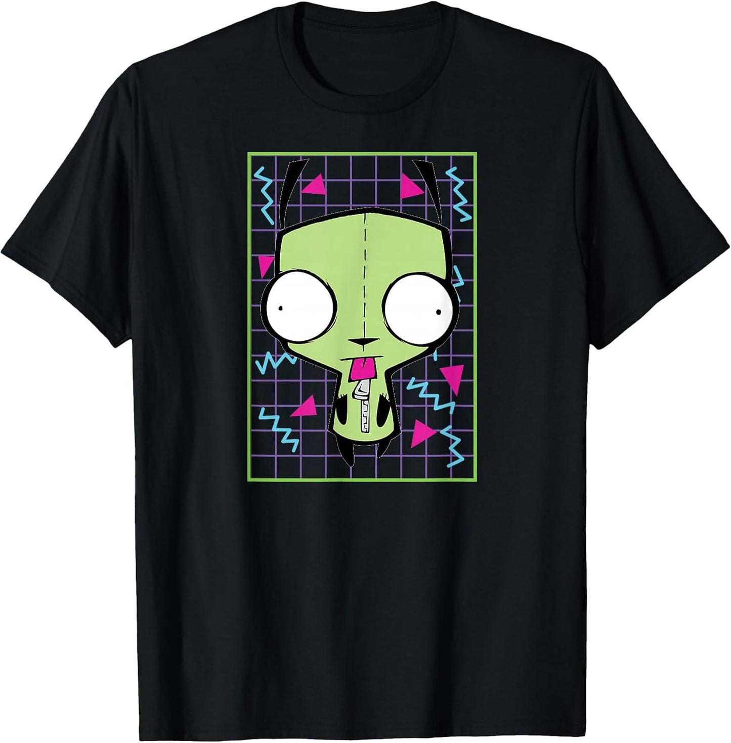 Invader Zim - Gir 90s Grid T-Shirt