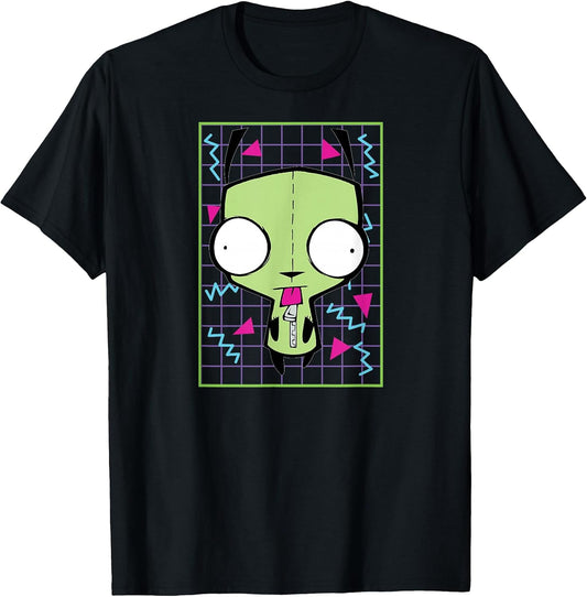 Invader Zim - Gir 90s Grid T-Shirt