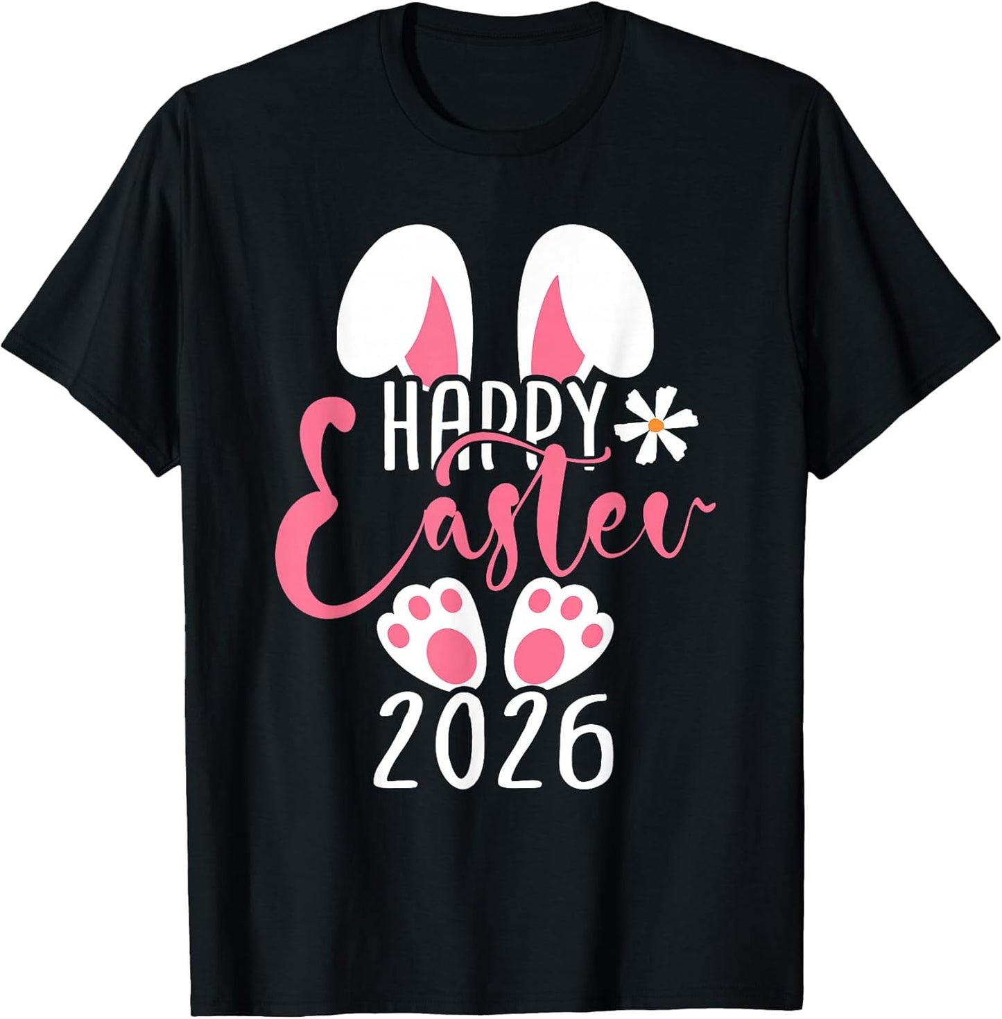 Happy Easter 2026 Bunny Easter Egg Women Girls Kids Toddler T-Shirt