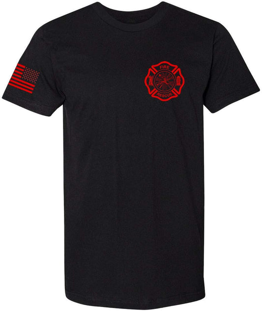 Law Enforcement - Police EMS FBI Fire Rescue Sheriff K-9 Two-Sided T-Shirt | Halloween Costume Cosplay Accessory