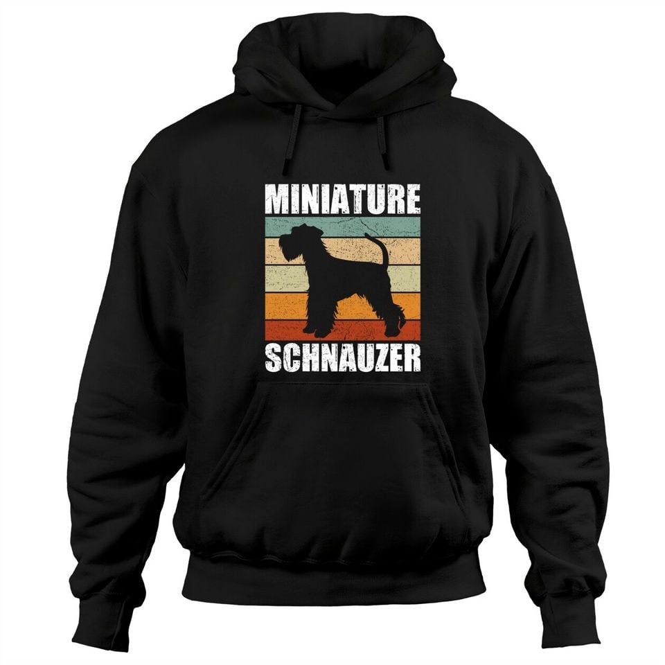 Miniature Schnauzer Dog Pullover Hoodie