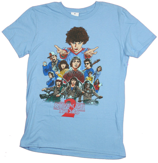 Stranger Things 2 Mens T-Shirt - Poster Style Collage Image
