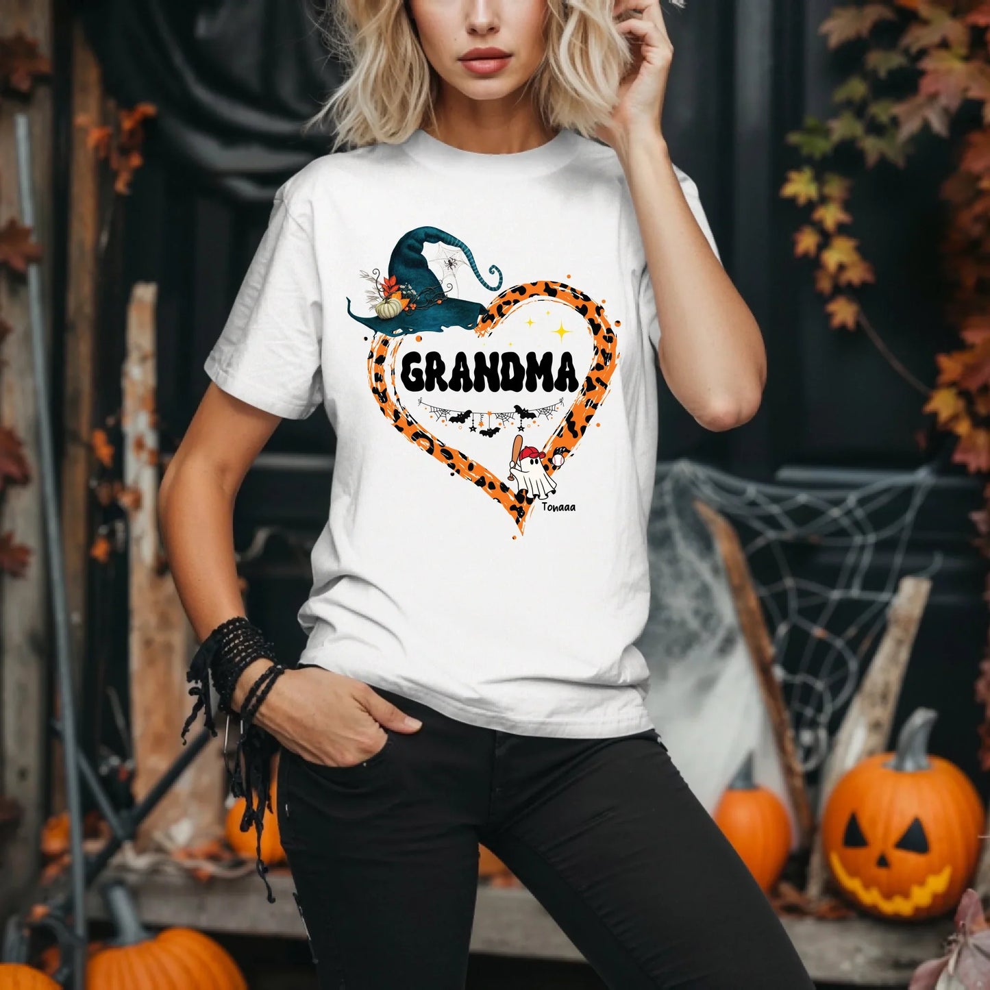 Personalized Grandma & Mommy’s Boo Crew Halloween Shirt – Custom Ghosts & Names Hoodie, Sweatshirt (Image 1)