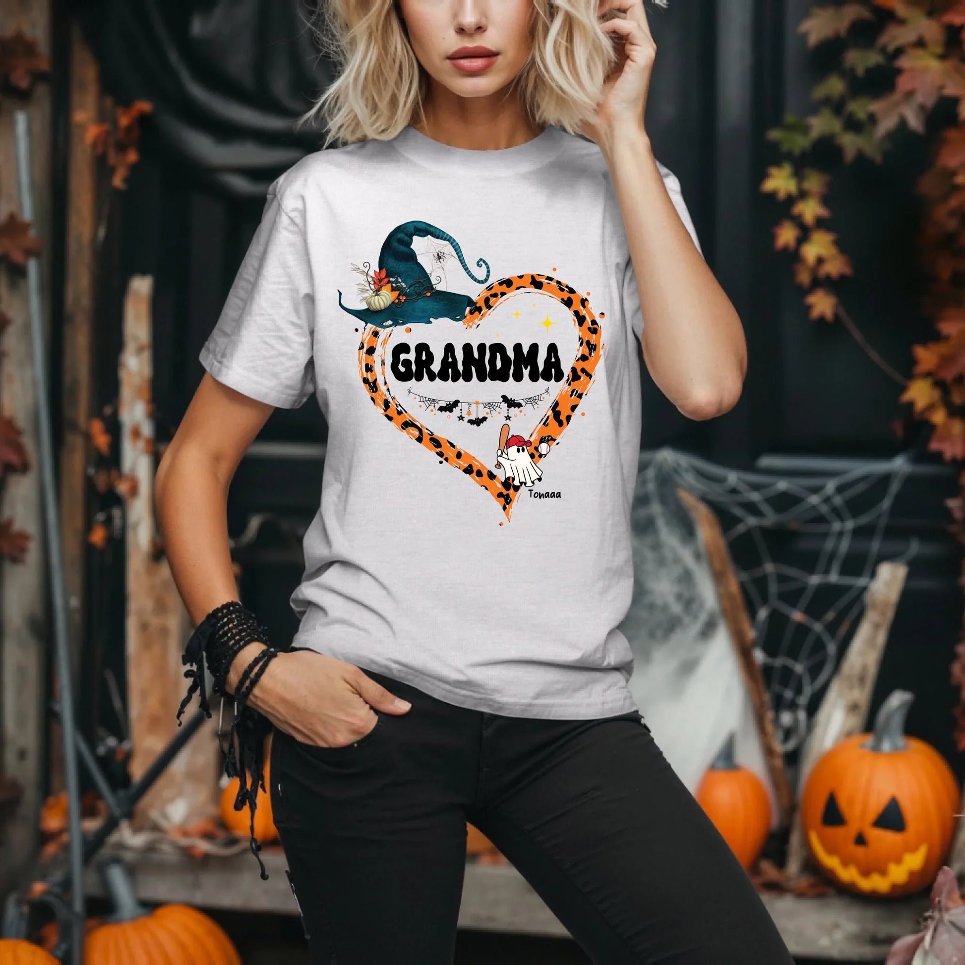 Personalized Grandma & Mommy’s Boo Crew Halloween Shirt – Custom Ghosts & Names Hoodie, Sweatshirt (Image 2)