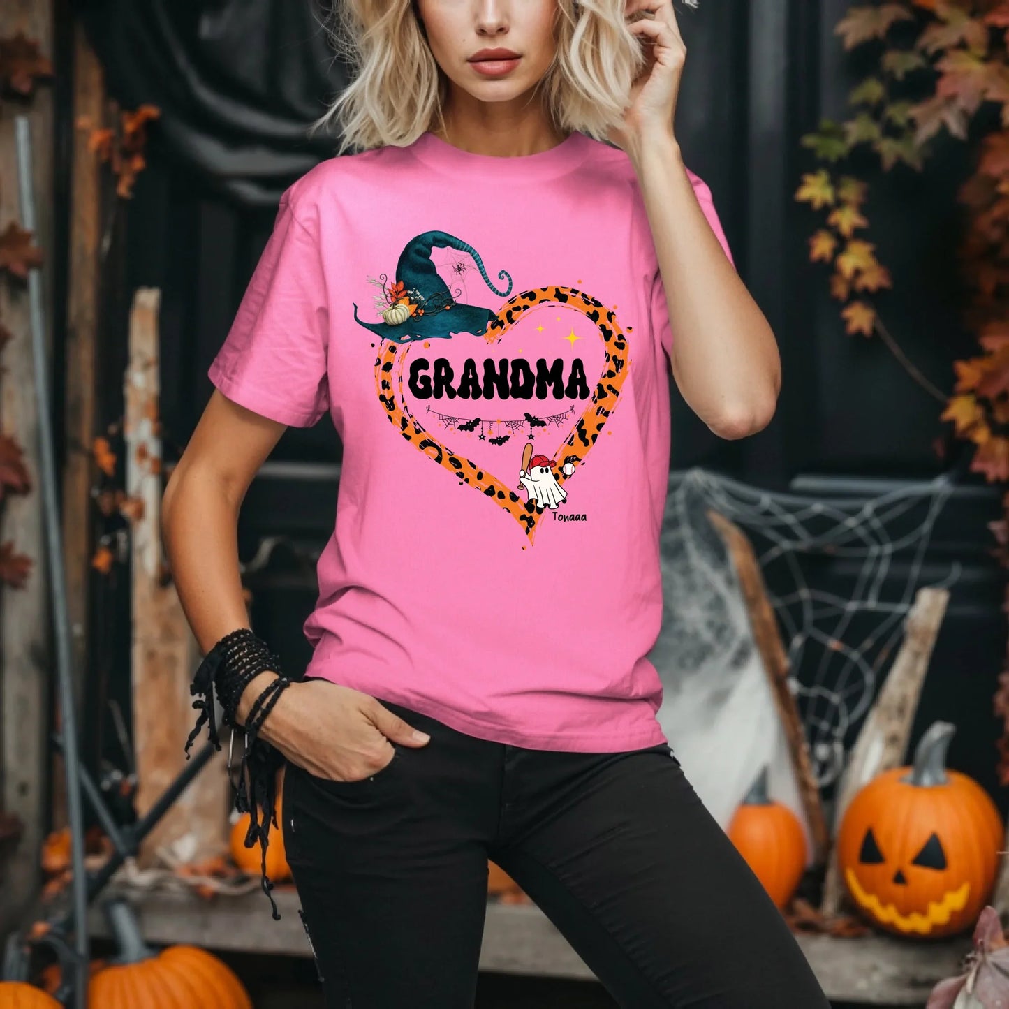 Personalized Grandma & Mommy’s Boo Crew Halloween Shirt – Custom Ghosts & Names Hoodie, Sweatshirt (Image 3)