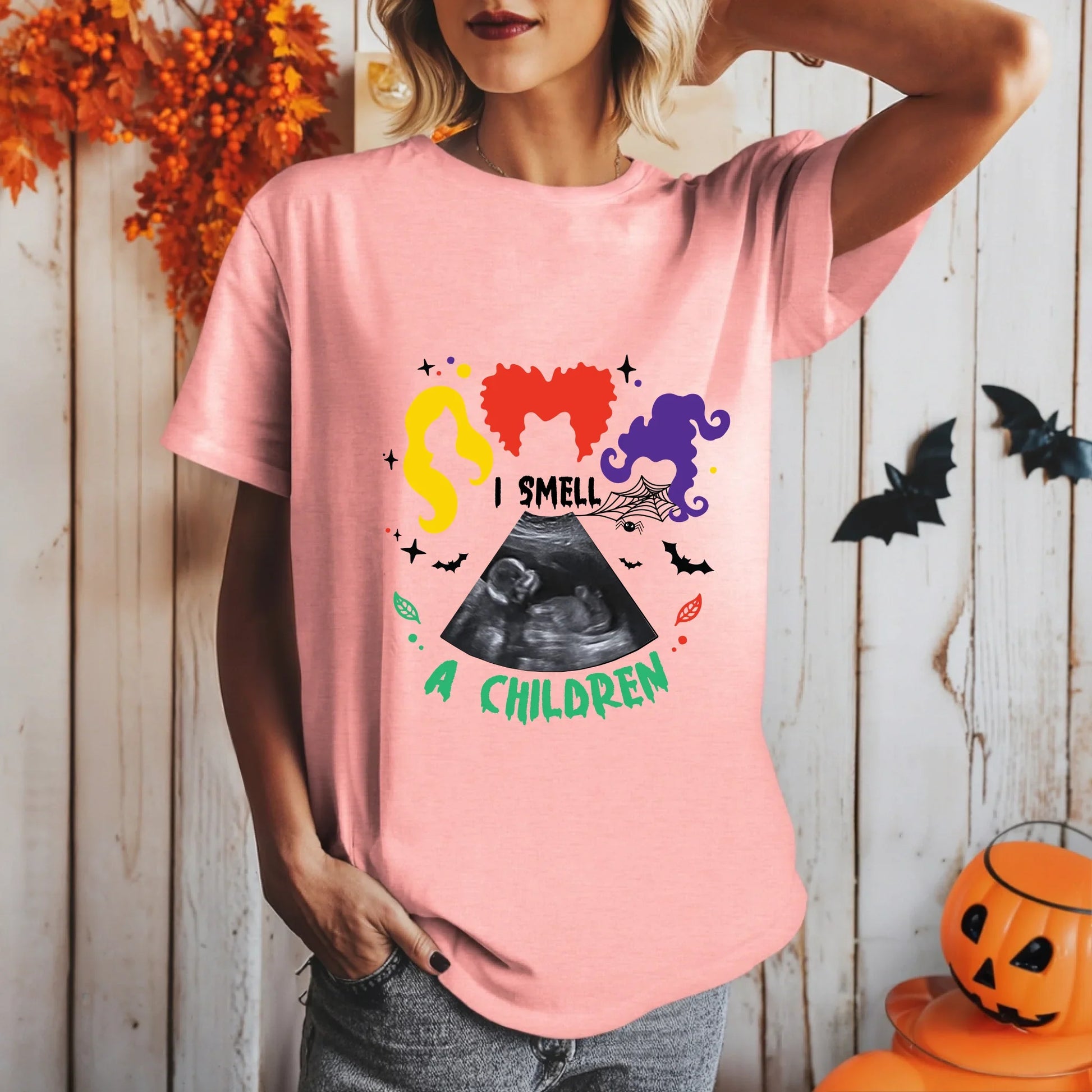 Personalized I Smell A Children Maternity Shirt – Custom Ultrasound Tee Hoodie, Sweatshirt | InkThreadWorks.com (Image 2)