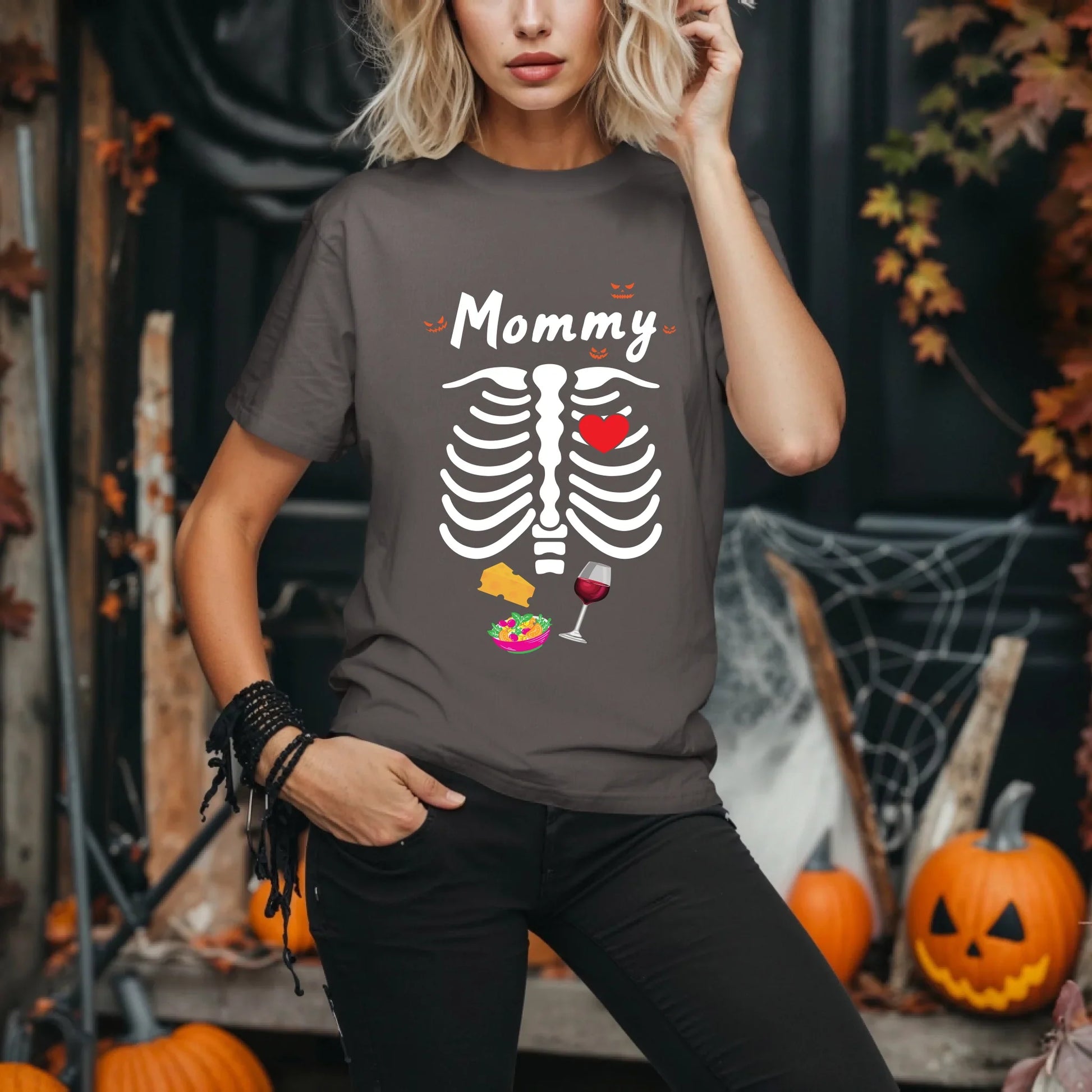 Personalized Skeleton Family Shirt – Custom Daddy, Mommy, Son, Daughter Hoodie, Sweatshirt | InkThreadWorks.com (Image 3)