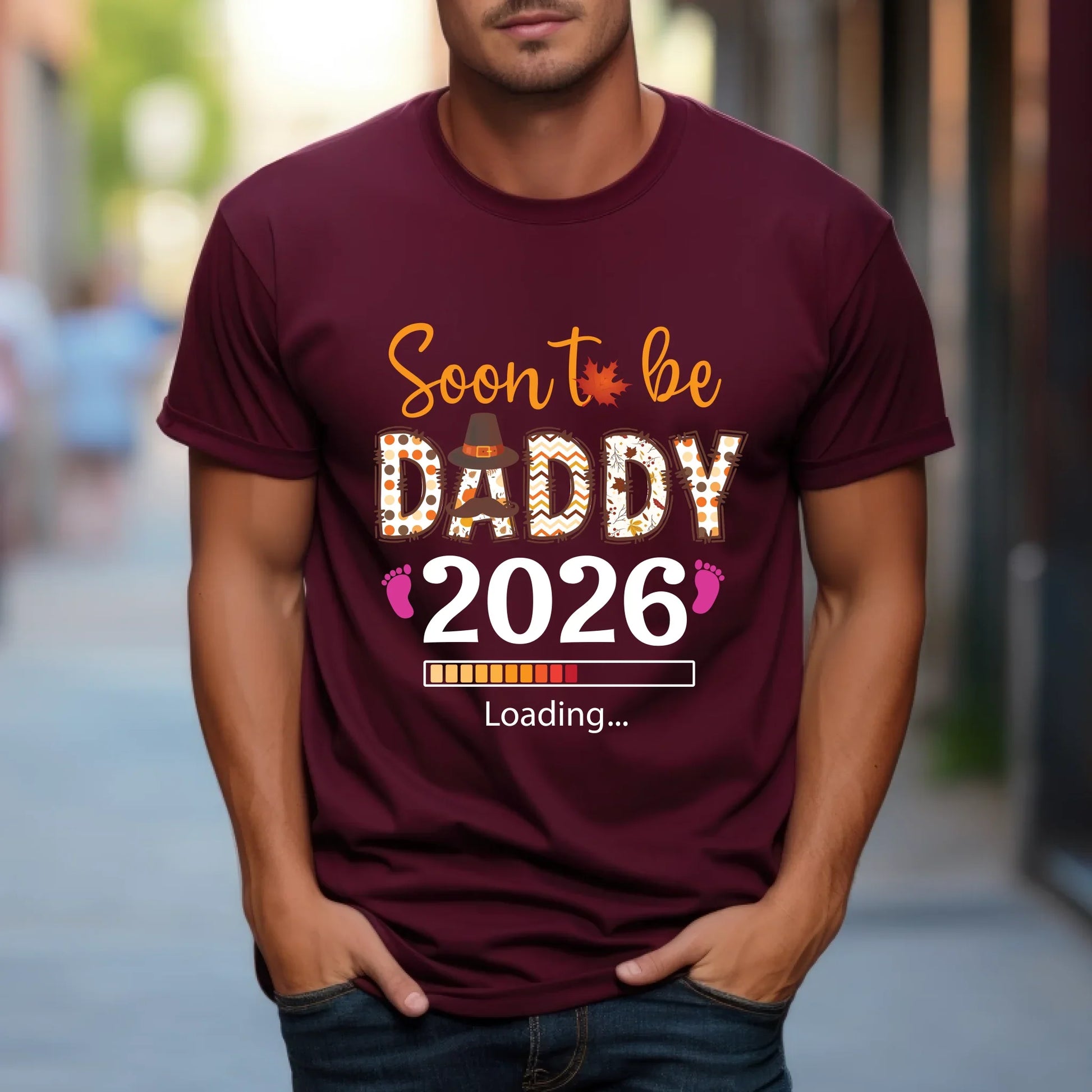 Personalized “Soon To Be Daddy 2026” Shirt – Custom Baby Gender – Funny Pregnancy Announcement Tee Hoodie,... (Image 5)