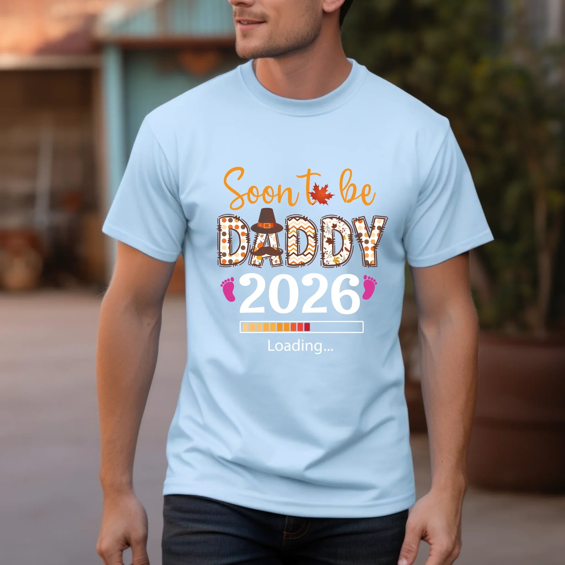 Personalized “Soon To Be Daddy 2026” Shirt – Custom Baby Gender – Funny Pregnancy Announcement Tee Hoodie,... (Image 4)