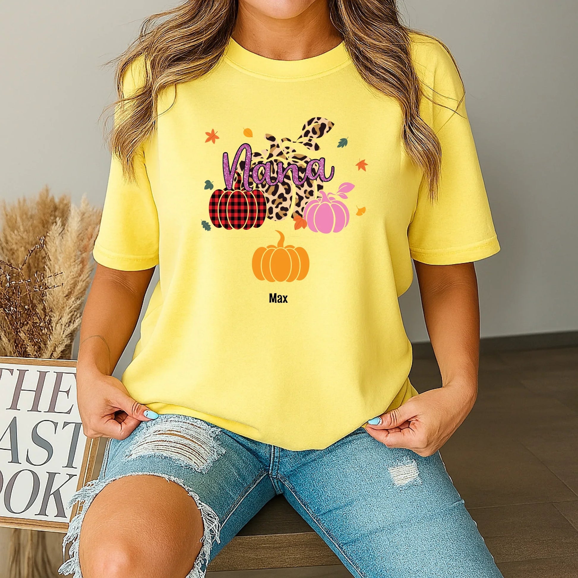 Mommy Pumpkin Patch Shirt – Custom Family Names Fall Tee Hoodie, Sweatshirt | InkThreadWorks.com (Image 5)