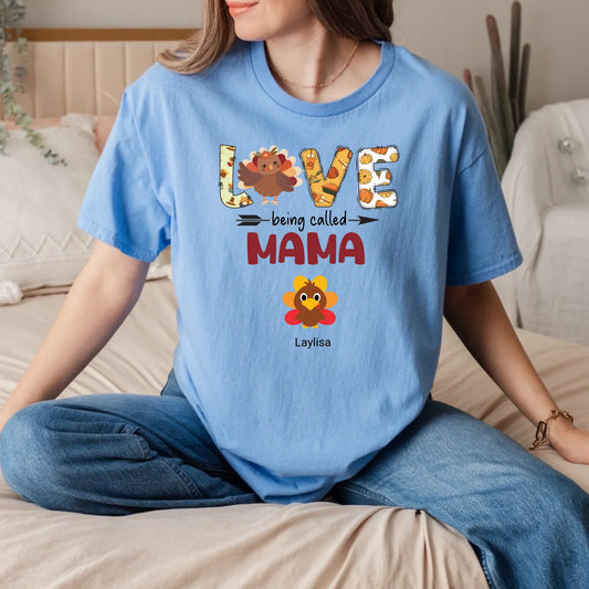 Personalized Love Being Called Grandma Shirt – Custom Family Names Tee Hoodie, Sweatshirt | InkThreadWorks.com (Image 1)