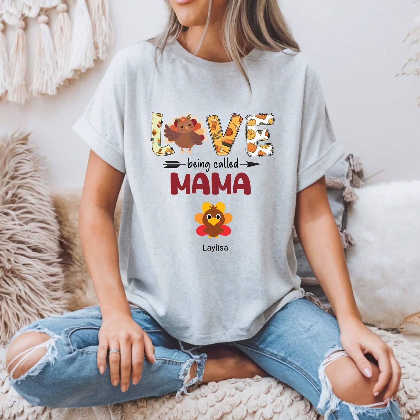 Personalized Love Being Called Grandma Shirt – Custom Family Names Tee Hoodie, Sweatshirt | InkThreadWorks.com (Image 4)