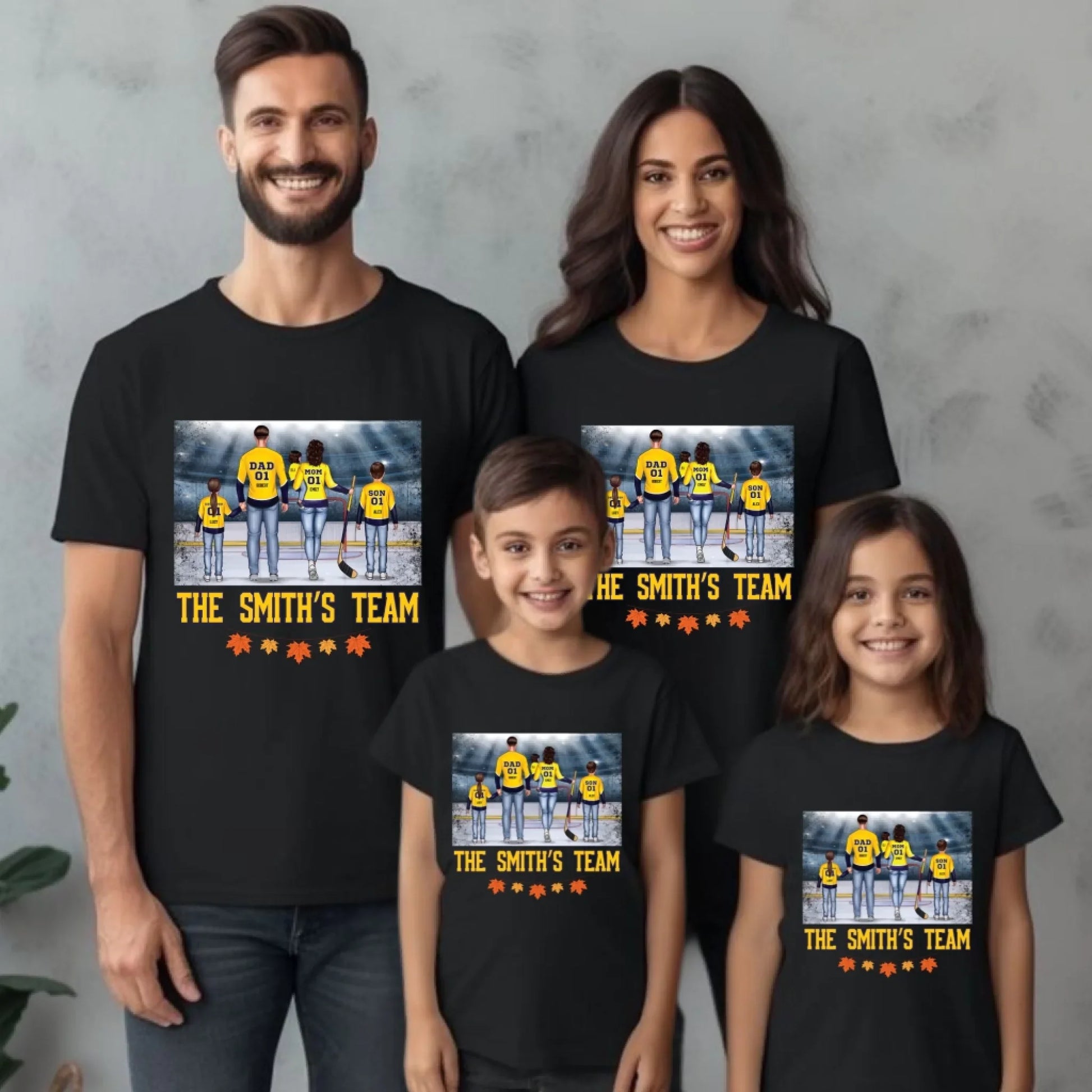 Personalized Family Thanksgiving Shirt – Custom Names, Members – “The [YourName]’s Team” Matching Outfits... (Image 1)