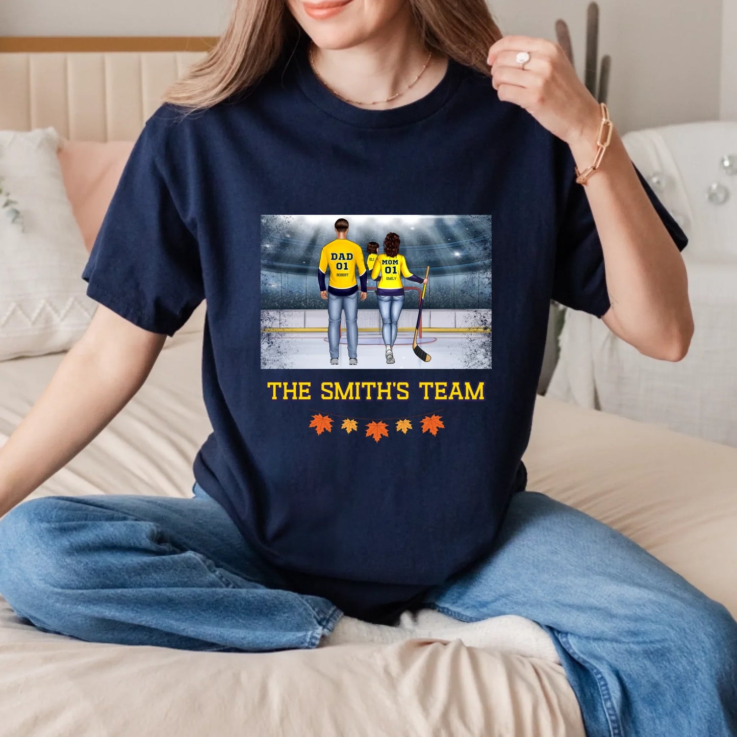 Personalized Family Thanksgiving Shirt – Custom Names, Members – “The [YourName]’s Team” Matching Outfits... (Image 4)