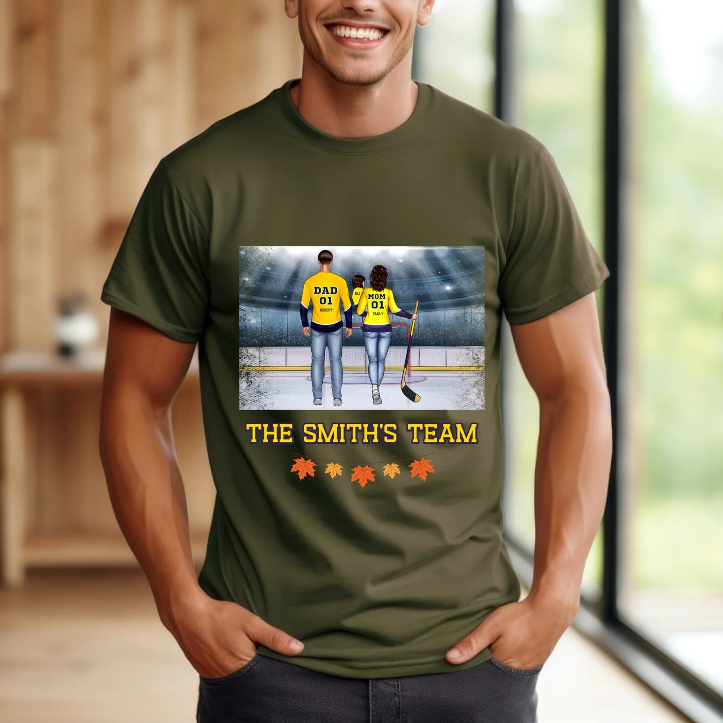 Personalized Family Thanksgiving Shirt – Custom Names, Members – “The [YourName]’s Team” Matching Outfits... (Image 5)