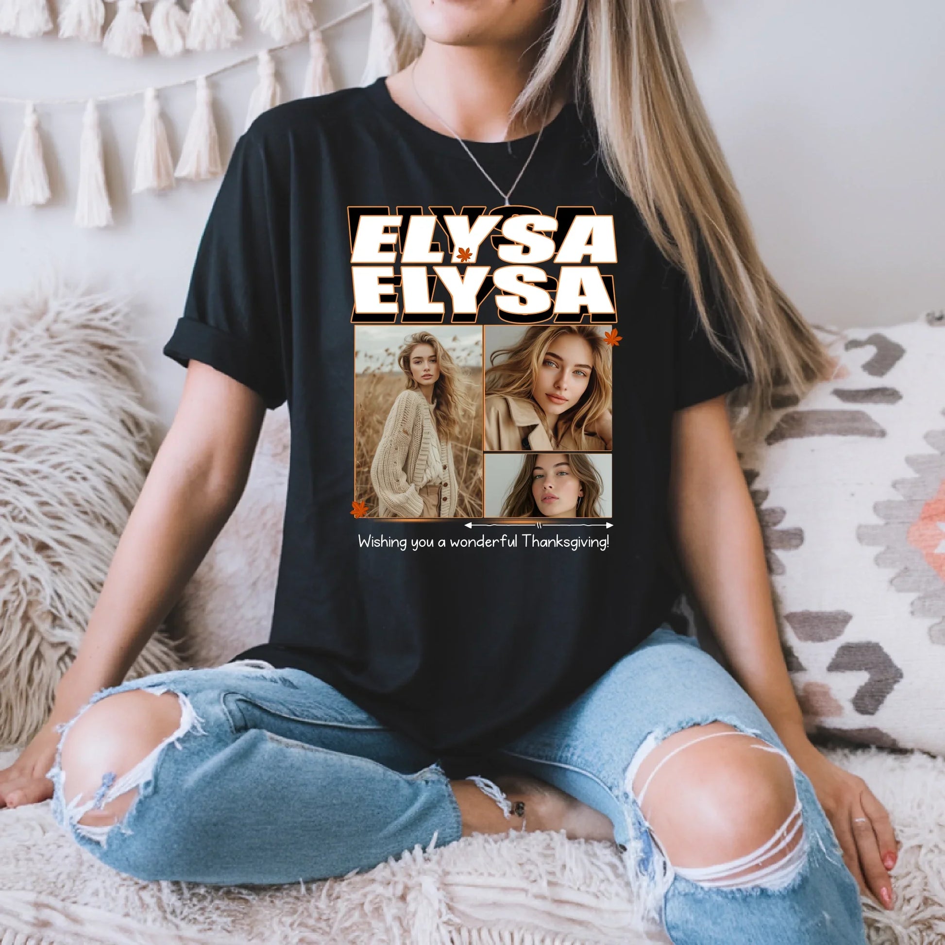 Personalized T-Shirt with Name and Picture (Image 1)