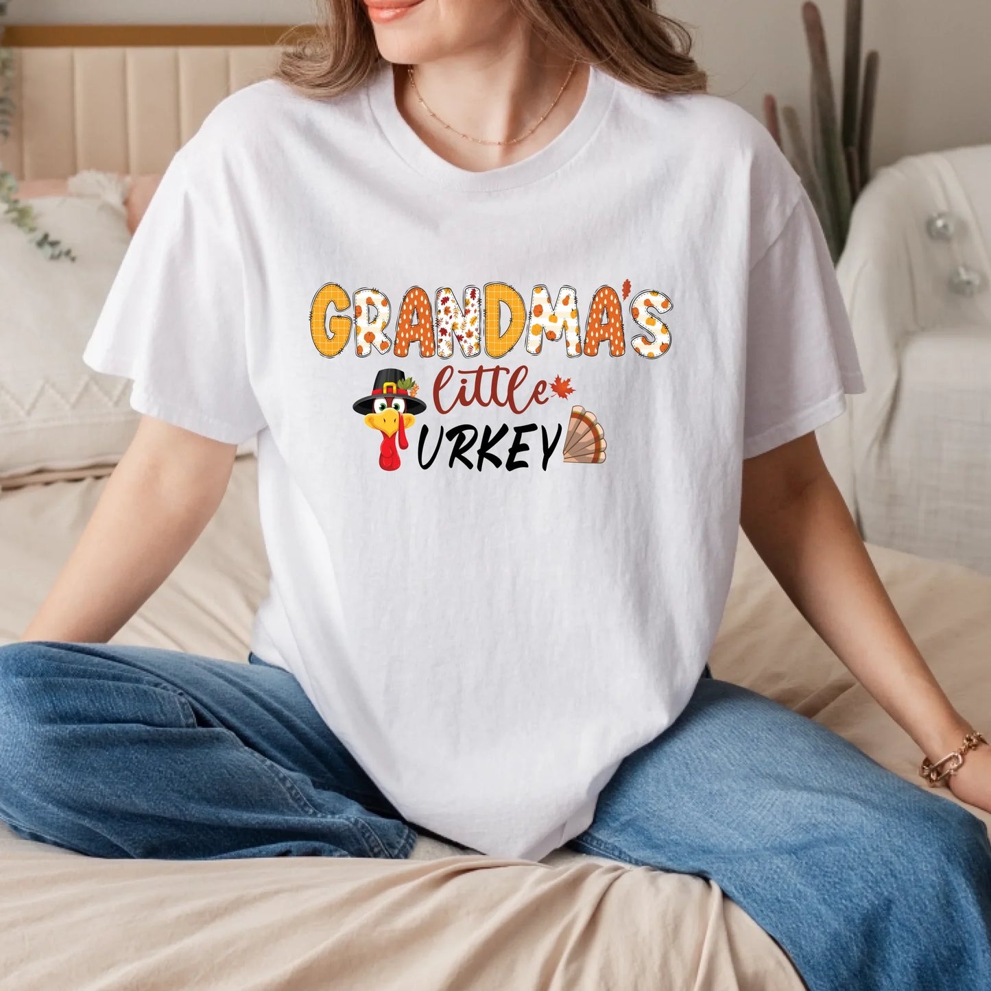 Personalized Nana’s Little Turkeys Shirt – Custom Grandkids’ Names – Thanksgiving Family Gift Tee Hoodie,... (Image 1)