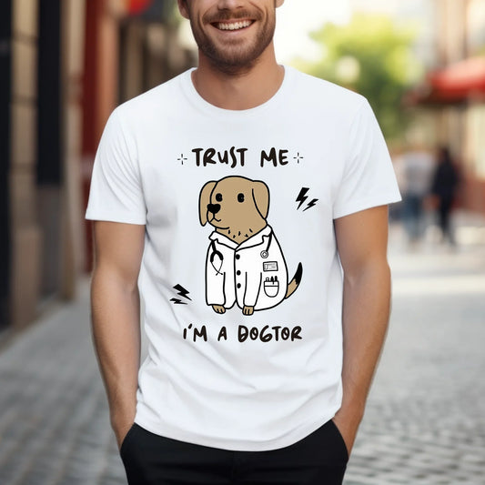 Trust Me I’m a Doctor/Ducktor” Funny T-Shirt Hoodie, Sweatshirt | InkThreadWorks.com (Image 1)
