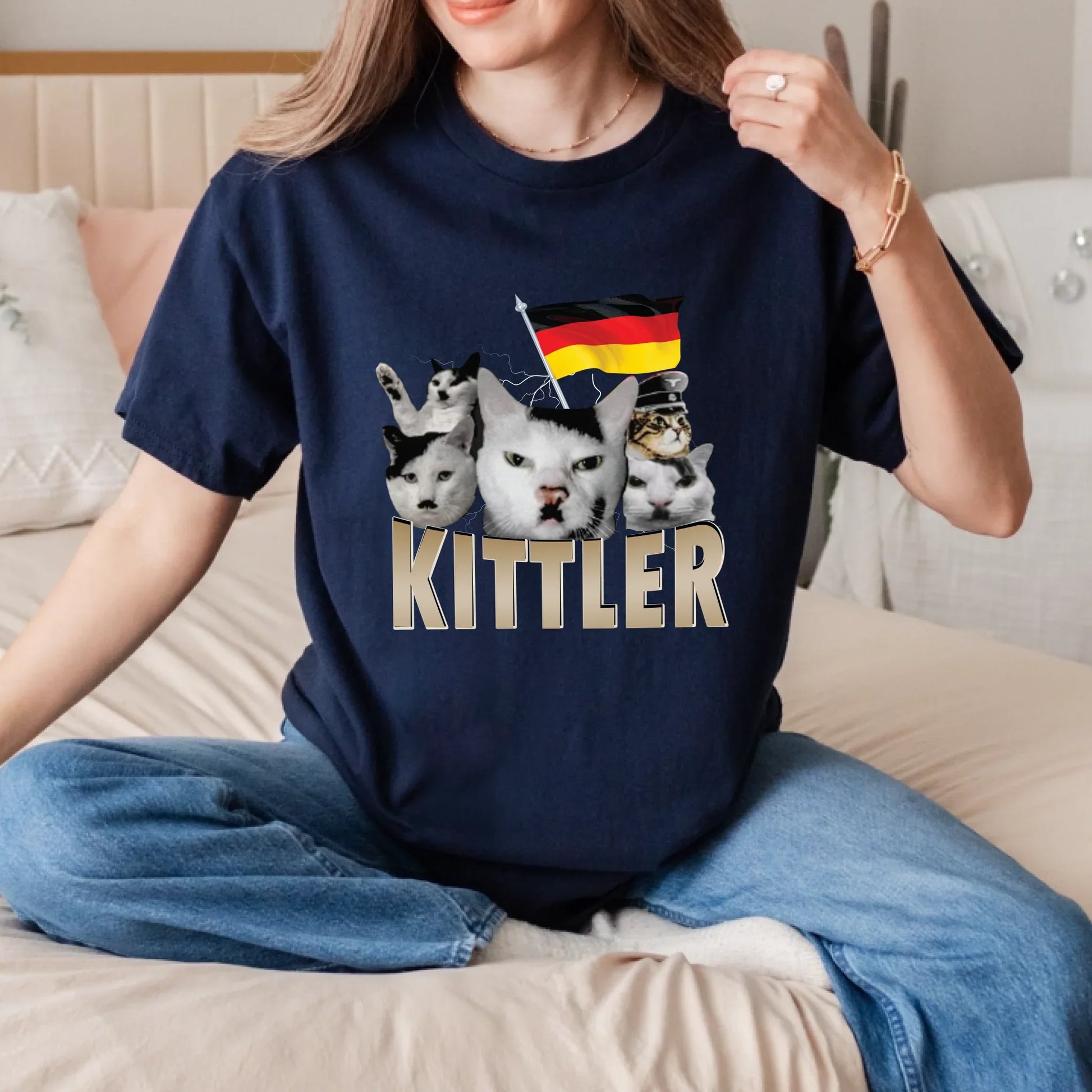Purrminator Cat T-Shirt – Funny Grumpy Cat Meme Tee – Gift for Cat Lovers & Humor Fans Hoodie, Sweatshirt (Image 3)