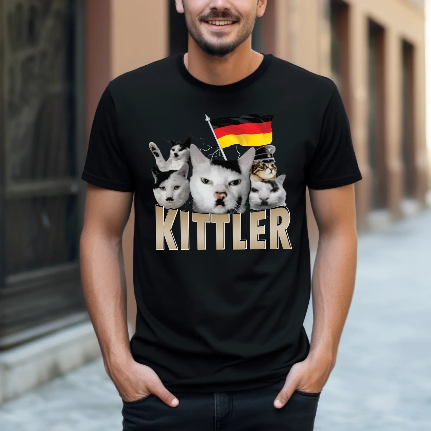 Purrminator Cat T-Shirt – Funny Grumpy Cat Meme Tee – Gift for Cat Lovers & Humor Fans Hoodie, Sweatshirt (Image 4)