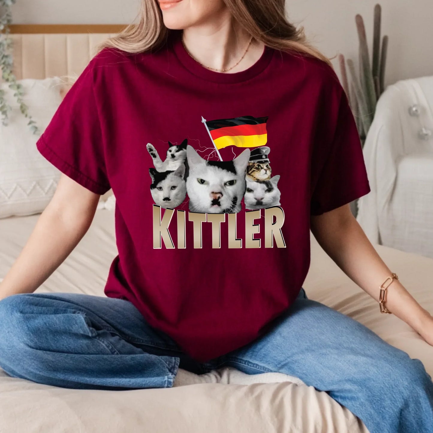 Purrminator Cat T-Shirt – Funny Grumpy Cat Meme Tee – Gift for Cat Lovers & Humor Fans Hoodie, Sweatshirt (Image 5)