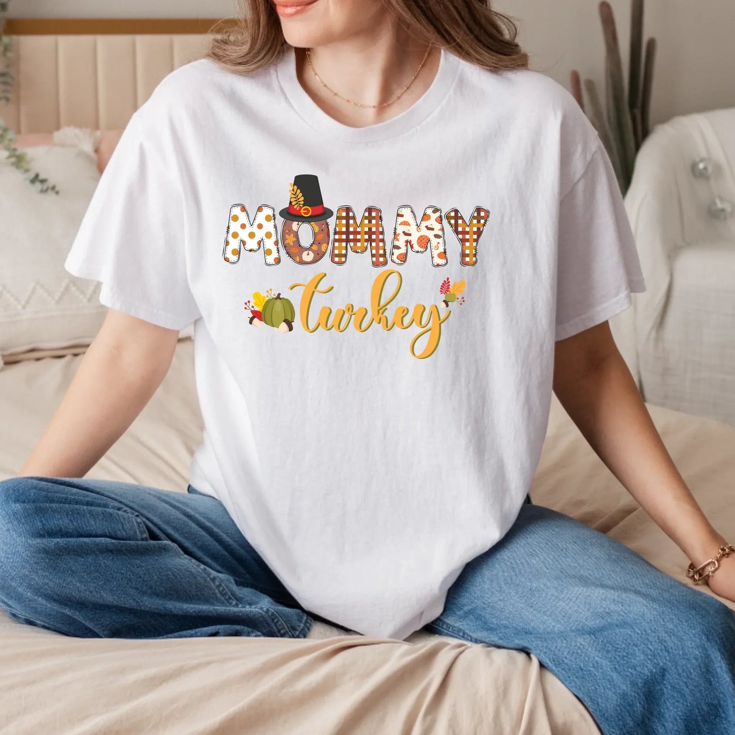 Personalized Thanksgiving Family Matching Shirts – Custom Turkey Name Tees for Daddy, Mommy, Little & More... (Image 3)