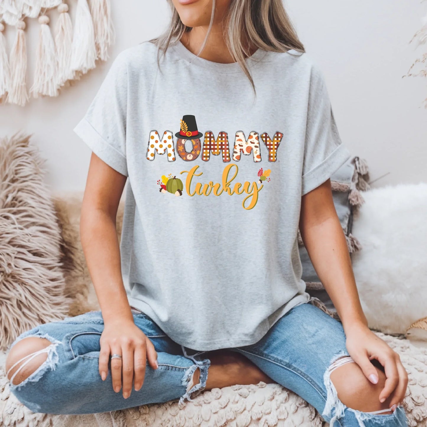 Personalized Thanksgiving Family Matching Shirts – Custom Turkey Name Tees for Daddy, Mommy, Little & More... (Image 5)