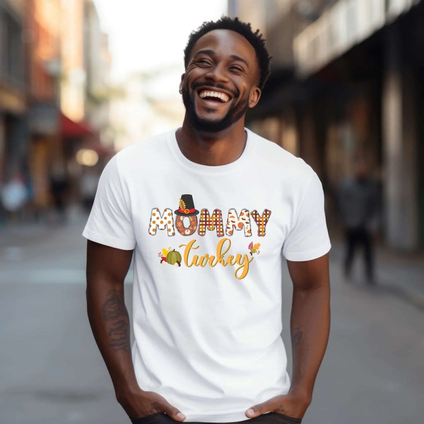 Personalized Thanksgiving Family Matching Shirts – Custom Turkey Name Tees for Daddy, Mommy, Little & More... (Image 4)